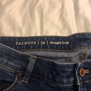 Talbots Straight Crop Jeans